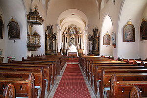 Drosendorf, Innnenraum der Marktkirche