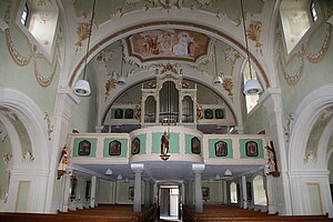 Kürnberg, Pfarrkirche hl. Jakobus d. Ältere, spätbarocke Ausstattung, 1771-1784