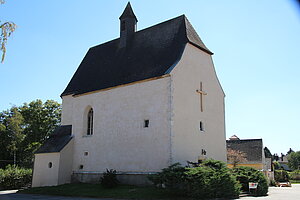 Raabs an der Thaya, ehem. Spitalskirche Alle Heiligen im Süden von Oberndorf, Baubeginn 1511