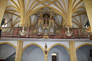 Wolfsbach, Pfarrkirche hl. Veit, Gewölbe der Westempore