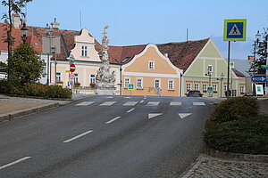 Eggenburg, Blick auf den Stadtplatz