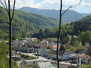 Blick vom Kirchberg auf Kirchberg an der Pielach