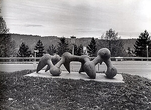 Walenta Schule Drosendorf Skulptur