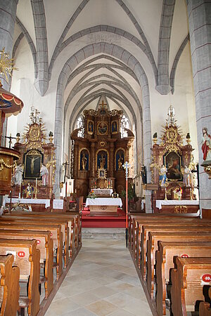 St. Wolfgang bei Weitra, Pfarrkirche, St. Wolfgang, Kircheninneres