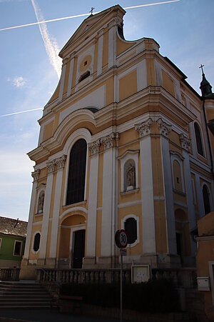Straning, Pfarrkirche Mariae Himmelfahrt, 1737-52 nach Plänen von Leopold Wisgrill