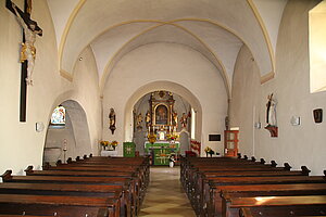 Sallingberg, Pfarrkirche hl. Johannes der Täufer, Blick in das Kircheninnere
