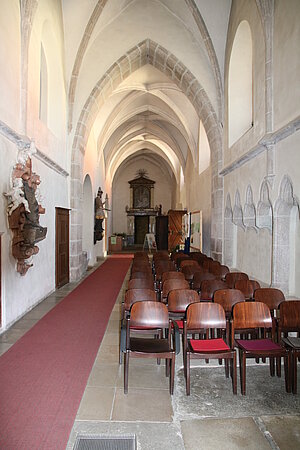 Raabs an der Thaya, Pfarrkirche Mariä Himmelfahrt, linkes Seitenschiff