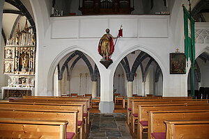 Krenstetten, Pfarr- und Wallfahrtskirche, Orgelempore