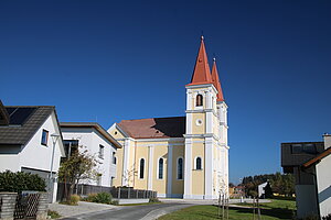 Lichtenegg-Kaltenberg, Wallfahrtskirche Maria Schnee, neobarocker Saalbau, 1875-1879