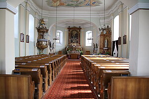 Reingers, Pfarrkirche Hl. Dreifaltigkeit, josephinische Saalkirche, 1784-1807
