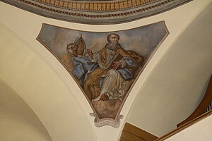 Furth an der Triesting, Pfarrkirche hl. Maria Magdalena, Fresken von F: X. Dobler, 1795 - Kirchenvater