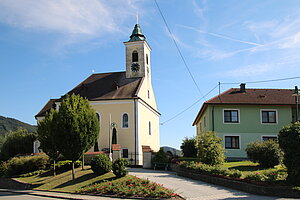 Raxendorf, Pfarrkirche hl. Gotthard, barocke Saalkirche, 1756-1758
