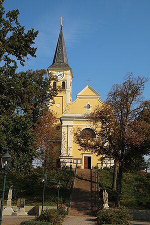 Ebenthal, Pfarrkirche hl. Koloman, Barockbau des 17. Jh.s 1831-1840 umgebaut und erweitert