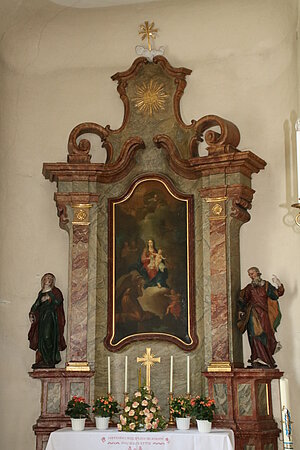 Leobersdorf, Pfarrkirche hl. Martin, Seitenaltar, 4. Viertel 18. Jh.