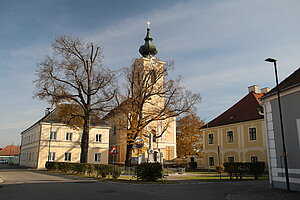 Theiß, Pfarrkirche Mariae Empfängnis, 1841/2 anstelle einer Kapelle errichtet
