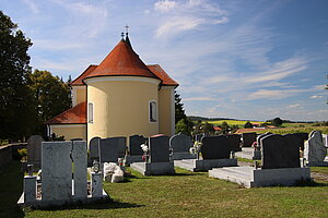 Trabenreith, Pfarrkirche hl. Johannes Nepomuk, spätbarocker Saalbau, 1756-1764