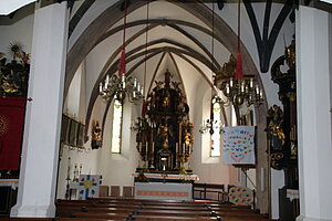 St. Michael am Bruckbach, Pfarrkirche hl. Michael, Langhaus 1508 geweiht