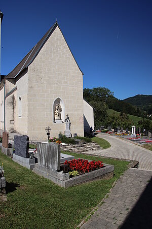 Eschenau, Pfarrkirche hl. Katharina, frühgotische Saalkirche, um 1300