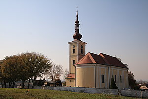 Hohenruppersdorf, Pfarrkirche Hl. Kreuz, 1788 bis 1790 errichtet
