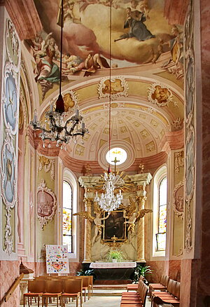Kirnberg an der Mank, Pfarrkirche hl. Pankratius, Franz-Xaver-Kapelle, 1753