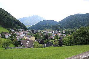 Blick vom Kirchberg über Hollenstein an der Ybbs