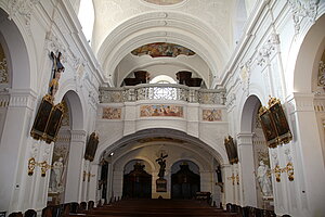Tulln, ehem. Minoritenkirche - Kirche hl. Johannes Nepomuk, 1732-39 errichtet