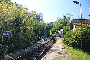 Rosenburg, Bahnstrecke Kamptalbahn