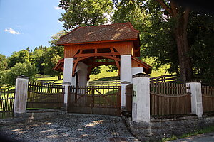 Ramsau, Portalanlage der ehem. Villa Anbelang, Mitte 19. Jahrhundert