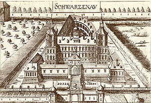 Schloss Schwarzenau, Stich Vischer