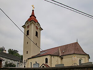 Kirchbach, Pfarrkirche hl. Michael, gotischer Bau, 1720-1725 barockisiert und erweitert