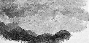 F. Gauermann, Wolkenstudie, um 1830