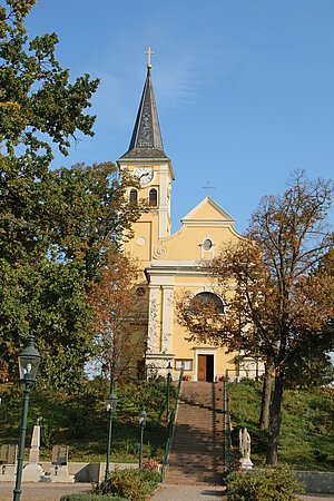 Ebenthal, Pfarrkirche hl. Koloman, Barockbau des 17. Jh.s 1831-1840 umgebaut und erweitert