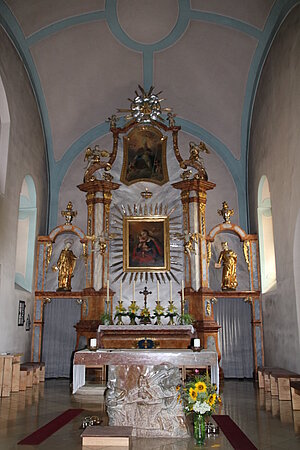 Lanzenkirchen, Pfarrkirche hl. Nikolaus, Hochaltar, 1774