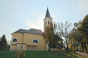 Ebenthal, Pfarrkirche hl. Koloman, Barockbau des 17. Jh.s 1831-1840 umgebaut und erweitert