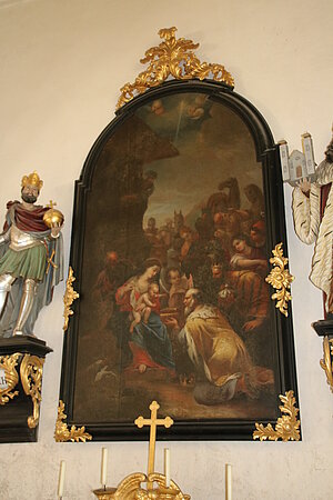 Annaberg, Pfarr- und Wallfahrtskirche hl. Anna, Anbetung der Könige, Anf. 18. Jh.