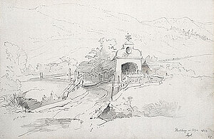 F. Gauermann, Wegkapelle bei Puchberg, 1853