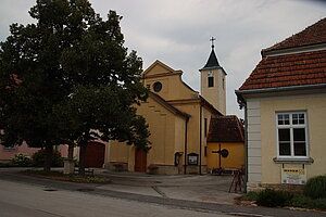 Altenwörth, Pfarrkirche h. Andreas, josephinische Saalkirche