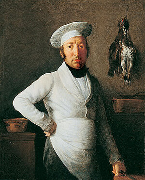 Neder Porträt eines Kochs, 1845