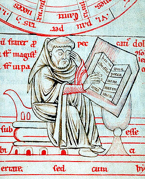 Glücksrad des guten Mönchs, Cod. 226 fol. 146r, 1200-1220, Stiftsbibliothek Heiligenkreuz