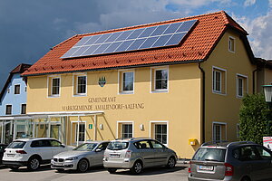 Das neu errichtete Gemeindehaus von Amaliendorf-Aalfang