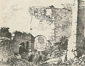 Johann Christian Erhard, Die Ruine Starhemberg, 1817