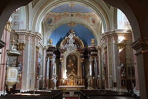 Röschitz, Pfarrkirche hl. Nikolaus, Inneres der Pfarrkirche