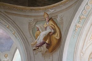 Thenneberg, Filialkirche zum Leidenden Heiland in der Dornau, Freskenausstattung von Johann Wenzel Bergl und Mitarbeiter