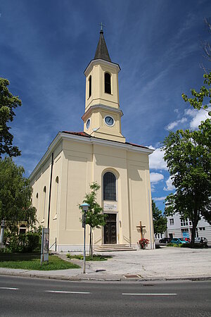 Ebergassing, Pfarrkirche Maria Himmelfahrt, Saalkirche, 1851-53 errichtet