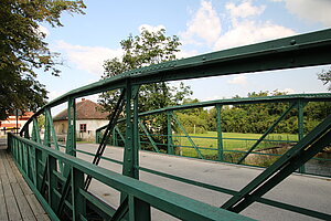 Leobersdorf, Fachwerkbrücke über die Triesting, 1902