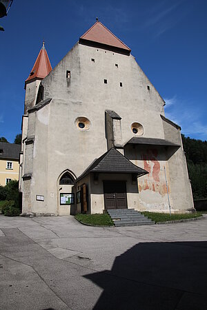 Edlitz, Pfarrkirche hl. Vitus, spätgotische Wehrkirche